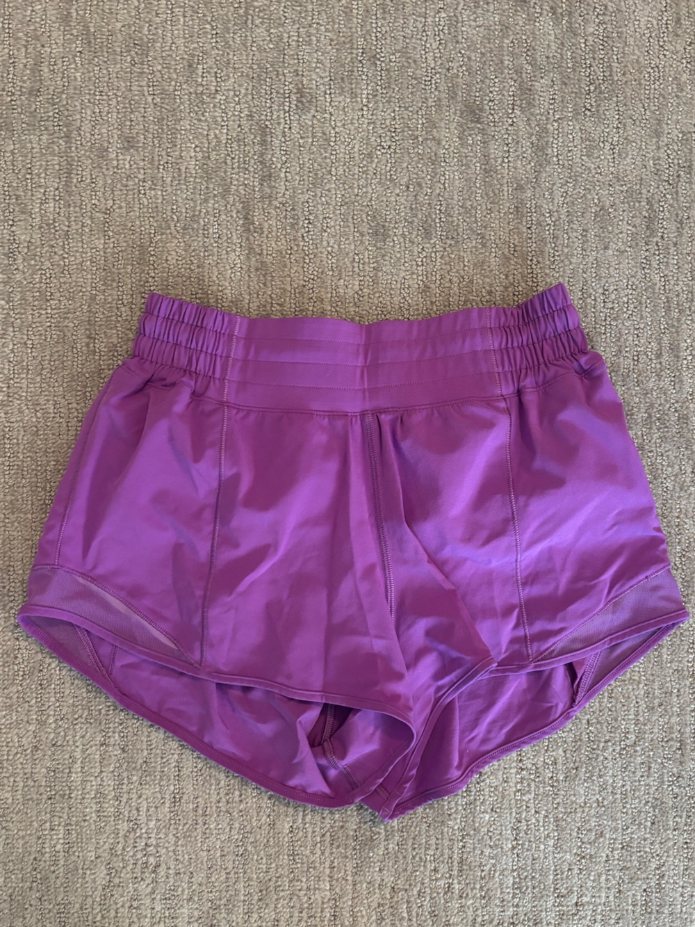 Lululemon purple hotty hot shorts